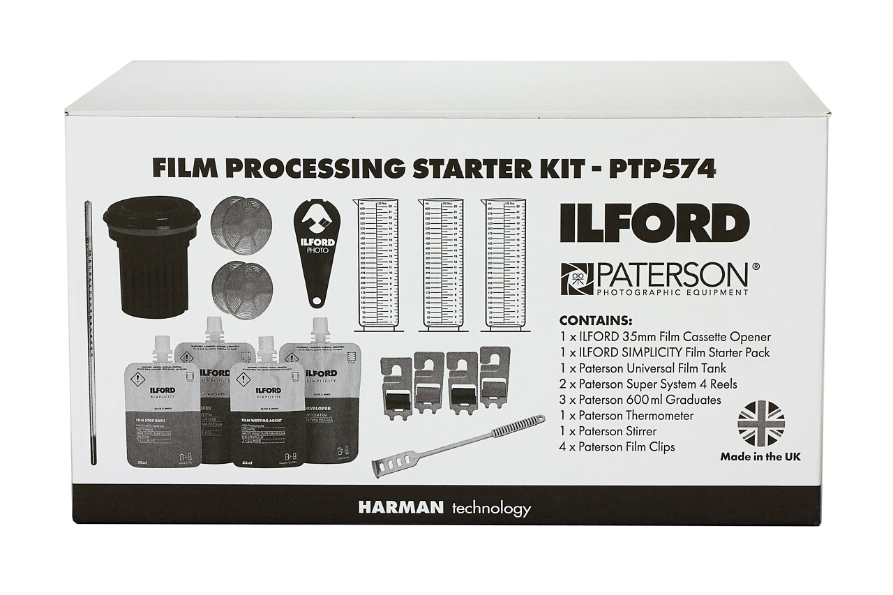Kit de procesamiento de película Ilford Paterson cuarto oscuro-PTP574 